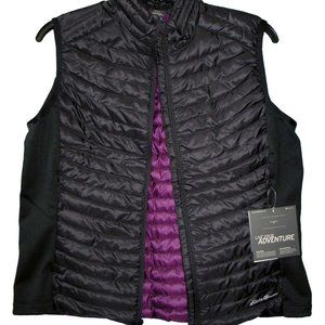 EDDIE BAUER MICROTHERM DOWN VEST WOMEN'S SIZE: PL ~ MUST SELL ~